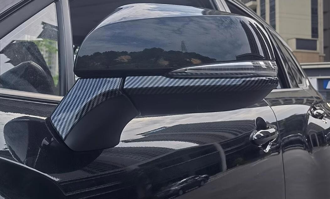 for Toyota for Corolla Cross 22-2024 Carbon Fiber ABS Rear View Mirror Strip Trim 4X