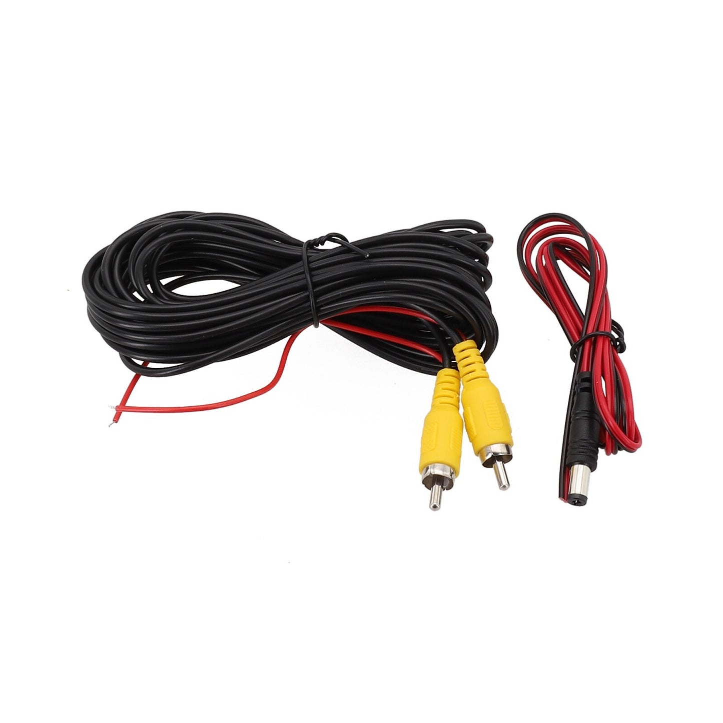 Reliable video cable for car rearview cameras, 6-meter length, easy to install.