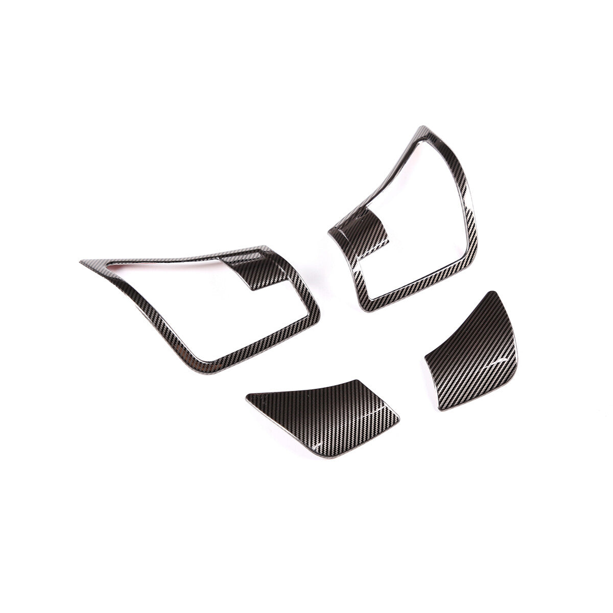 Carbon fiber style for seat back adjustment frame trim for CE-Class 2009-2016- n