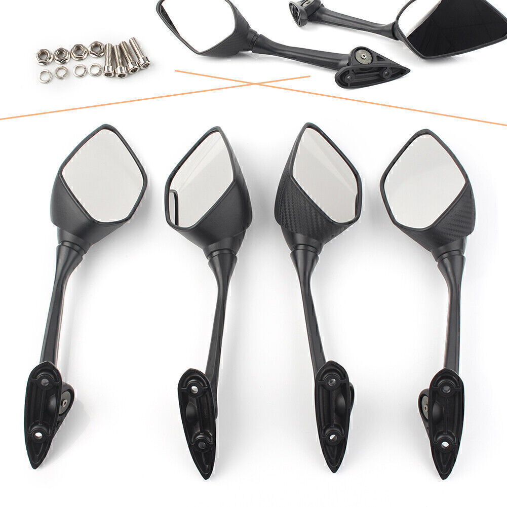 2x Motorcycle Rear View Side Mirrors Fit for YAMAHA YZF R25 YZF R3 YZFR3 2014-2018 Q