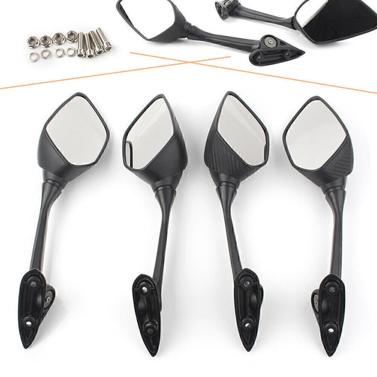 2x Motorcycle Rear View Side Mirrors Fit for YAMAHA YZF R25 YZF R3 YZFR3 2014-2018 Q