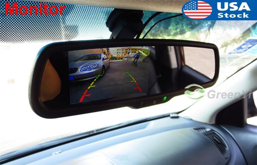 4.3 Inch 800480 Resolution TFT LCD Color Car Monitor Built-in Special Bracket Q