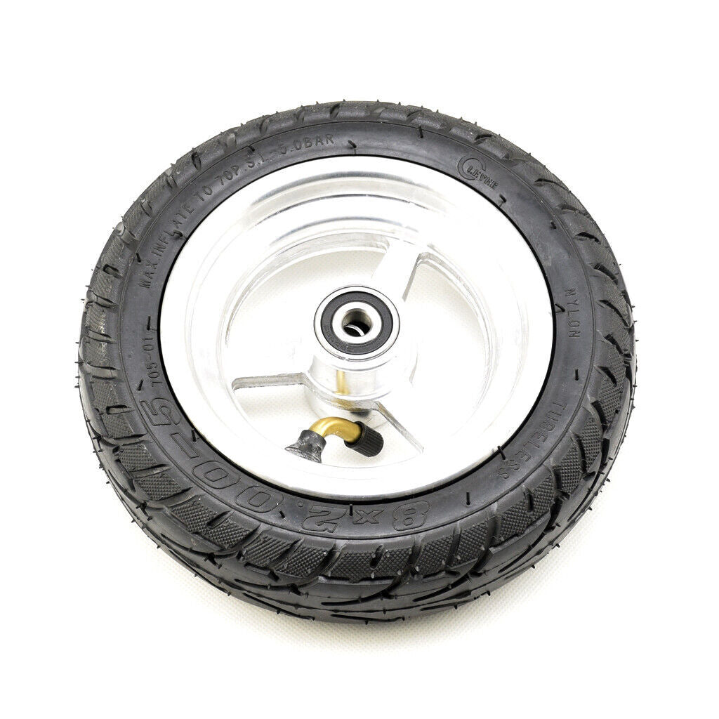 8x2.00-5 DIY tubeless wheel tyre alloy hub bearing inner diameter 10mm Electric