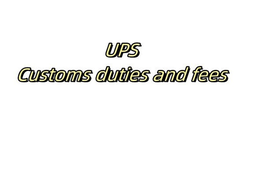 UPS express delivery Customs duties and fees
