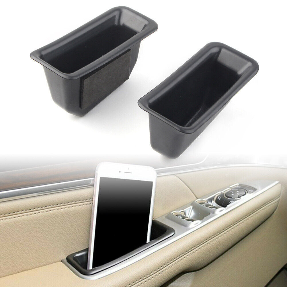 2x for Ford Explorer Front Door Handle Storage Box Tray Kit for 2016-2019 Vehicles