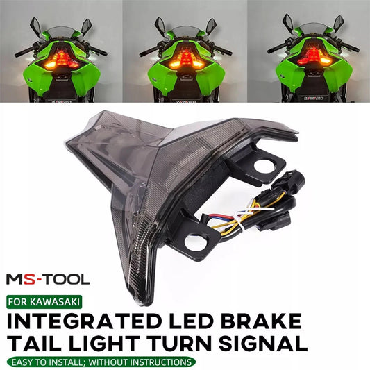 Integrated LED Tail Light Turn Signal DRL for KAWASAKI NinjaZX-4R/25R ZX-10R/R99