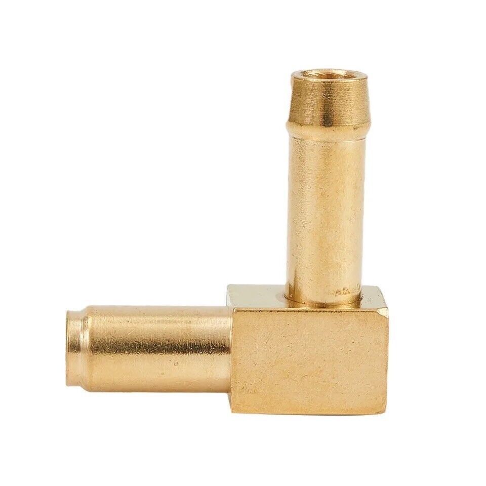 Drag Specialties Brass Fuel Import Fittings 1/4 Inch for 84-06 CV Carb for Harley - n