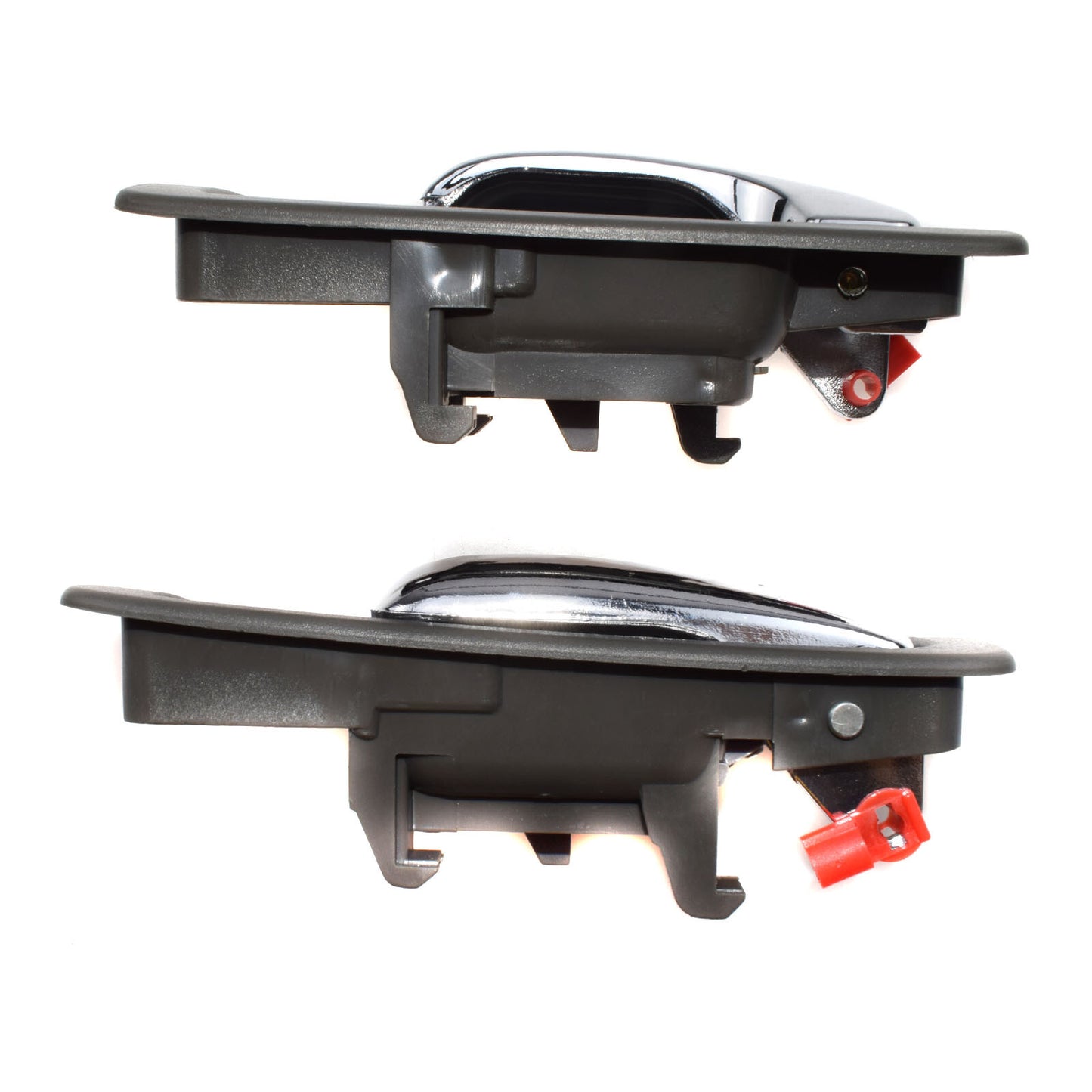 Gray interior door handle front pair suitable for 90-93 for Honda Accord 4 doors with lock holes. n
