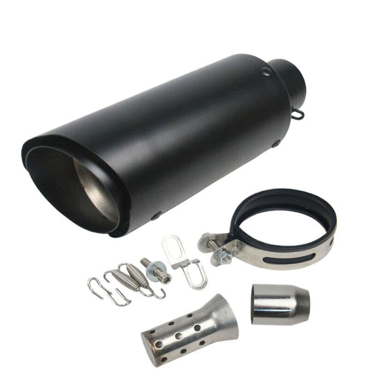 Motorcycle Exhaust Muffler Tip Pipe Dual-layer Outlet 51mm For YZF R1 R6 MT07/09
