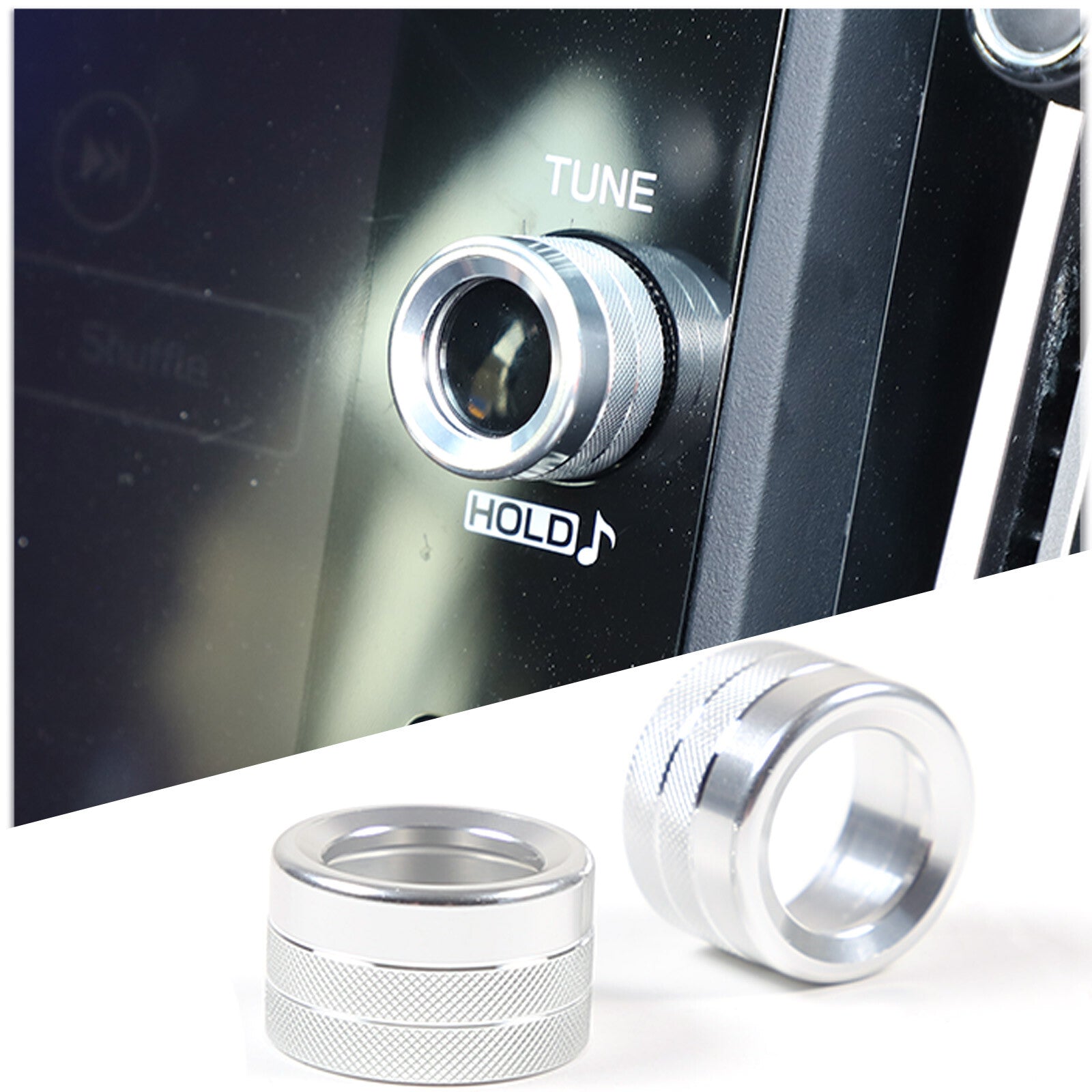 ABS carbon fiber warning light switch button frame decoration suitable for Maverick 2022+- v
