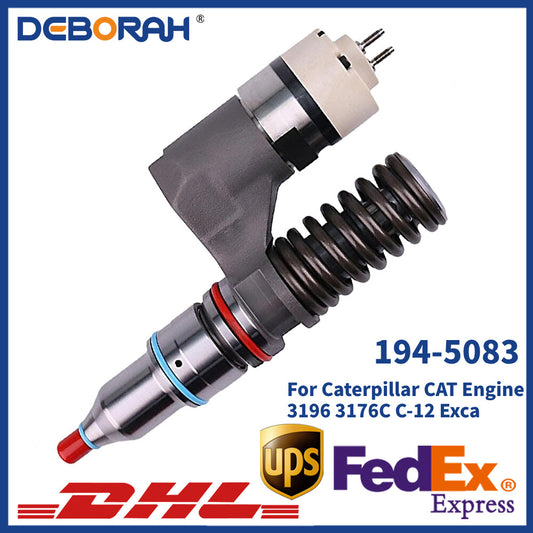 Diesel Fuel Injector 194-5083 1945083 For Caterpillar CAT Engine C10 C12 345B