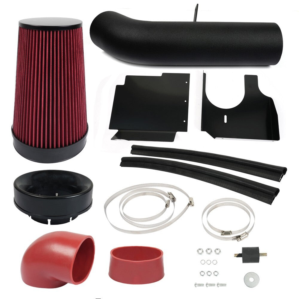 4inch Red Cold Air Intake System Heat Shield for 99-06 for GMC / for Chevy V8 4.8L/5.3L