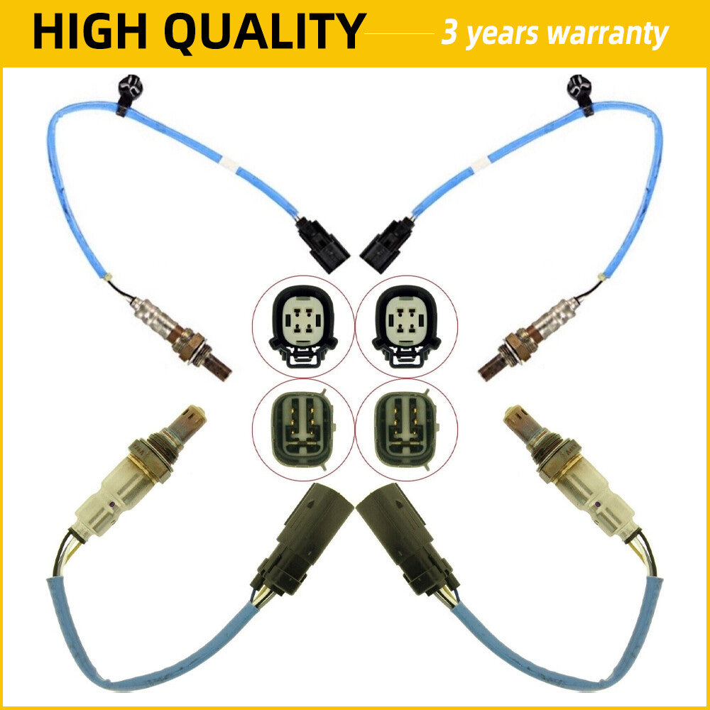 4pcs Oxygen O2 Sensor Up+Downstream For 2013-16 for Lincoln MKT MKZ  for ford  Explorer Q