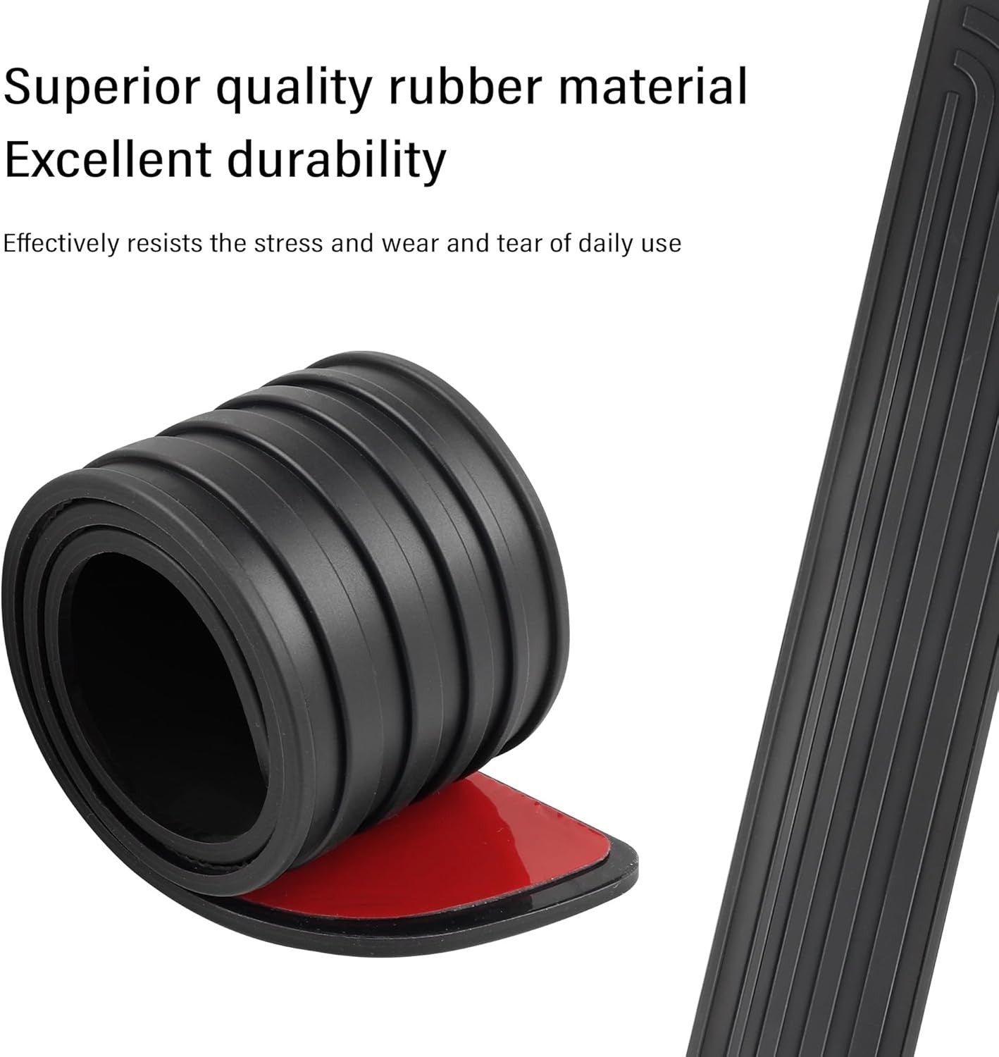4x Rubber for Dodge Accessories Car SUV Door Scuff Sill Covers Step Protector
