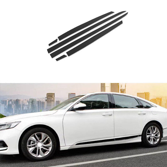 Steel Black Side Door Body Guard Molding Strip for Honda Accord 2018-2022 Trim B n