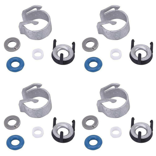 4Set Fuel Injector O-ring Seals Replace Kits for AUDI A3 A4 A5 A6 Q3 TT Q5 for VW