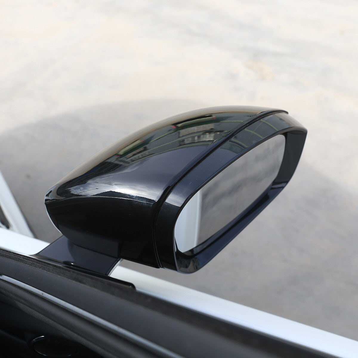 Carbon fiber side mirror base A-pillar cover suitable for 350Z Z33 2003-09 - v