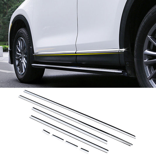 for Mazda CX-5 2017-2021 stainless Car Body Side Door Overlay Cover Molding Trim