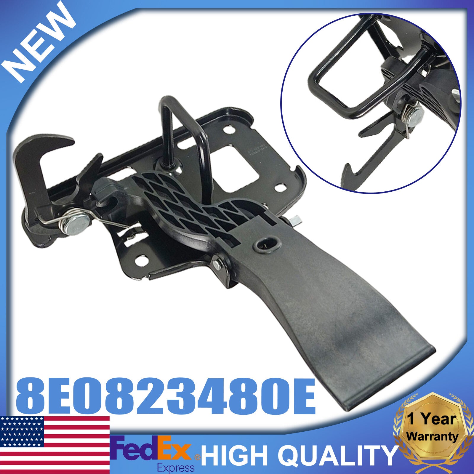 Upper latch cover lock #8E0823480E Suitable for Audi A4, A4 Quattro, S4 2005-08 / RS4 2006-08- n
