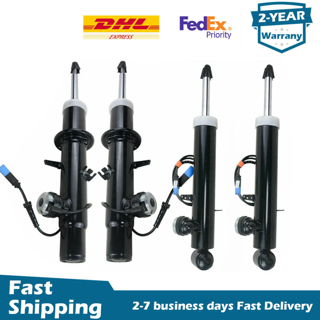 4X Front Rear Left Right Shock Absorbers Fit for BMW X5 X6 F15 F16 F85 F86 with VDC