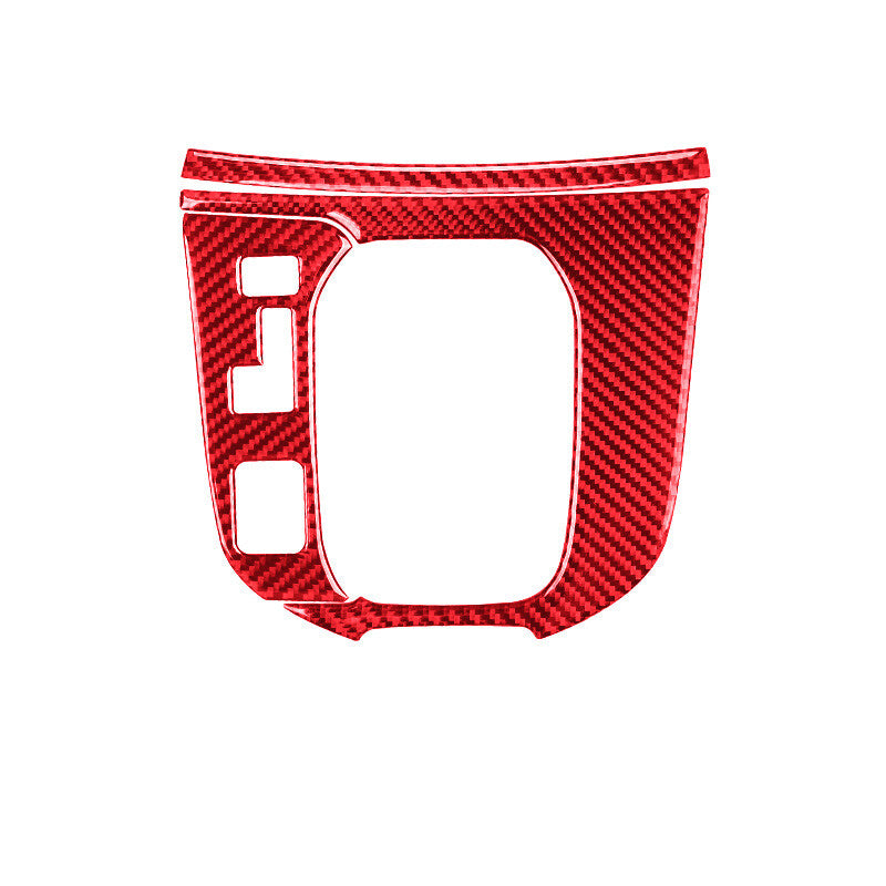Carbon Fiber Regular Radio Panel Cover Trim For Outlander 2014-2016 v