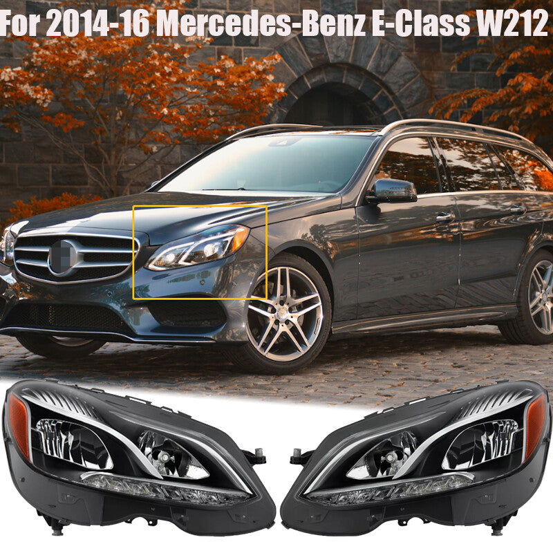 FULL LED Headlight LH&RH For 14-16 E-Class W212 Facelift Sedan n