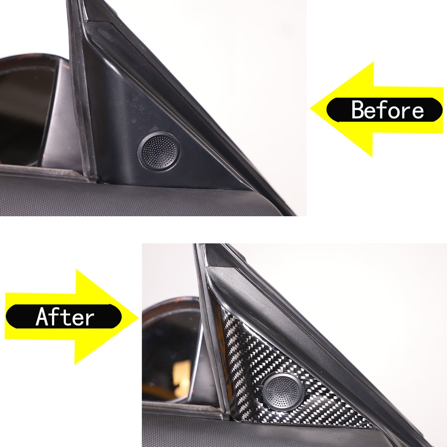 Oak exterior steering wheel decorative frame cover decoration suitable for Maverick 2022+ - v