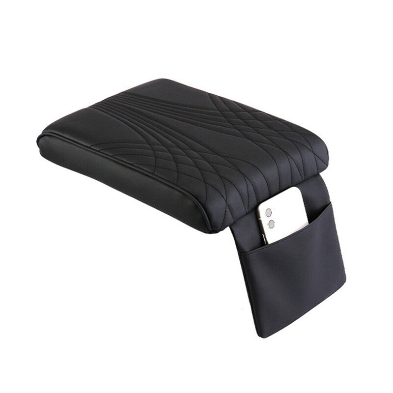 Auto Interior Armrest Cushion Cover Center Console Box Protector Memory Cotton v