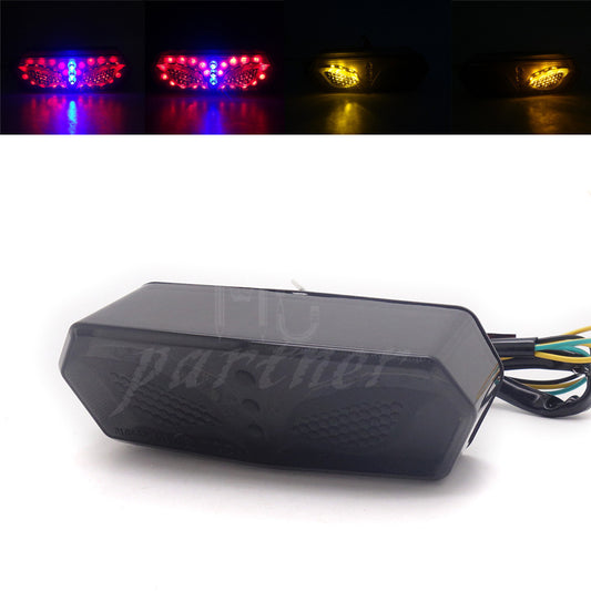 Smoke LED Tail Brake Turn Signals Light for Honda Grom MSX 125 CB/CBR650F 14-15 Q