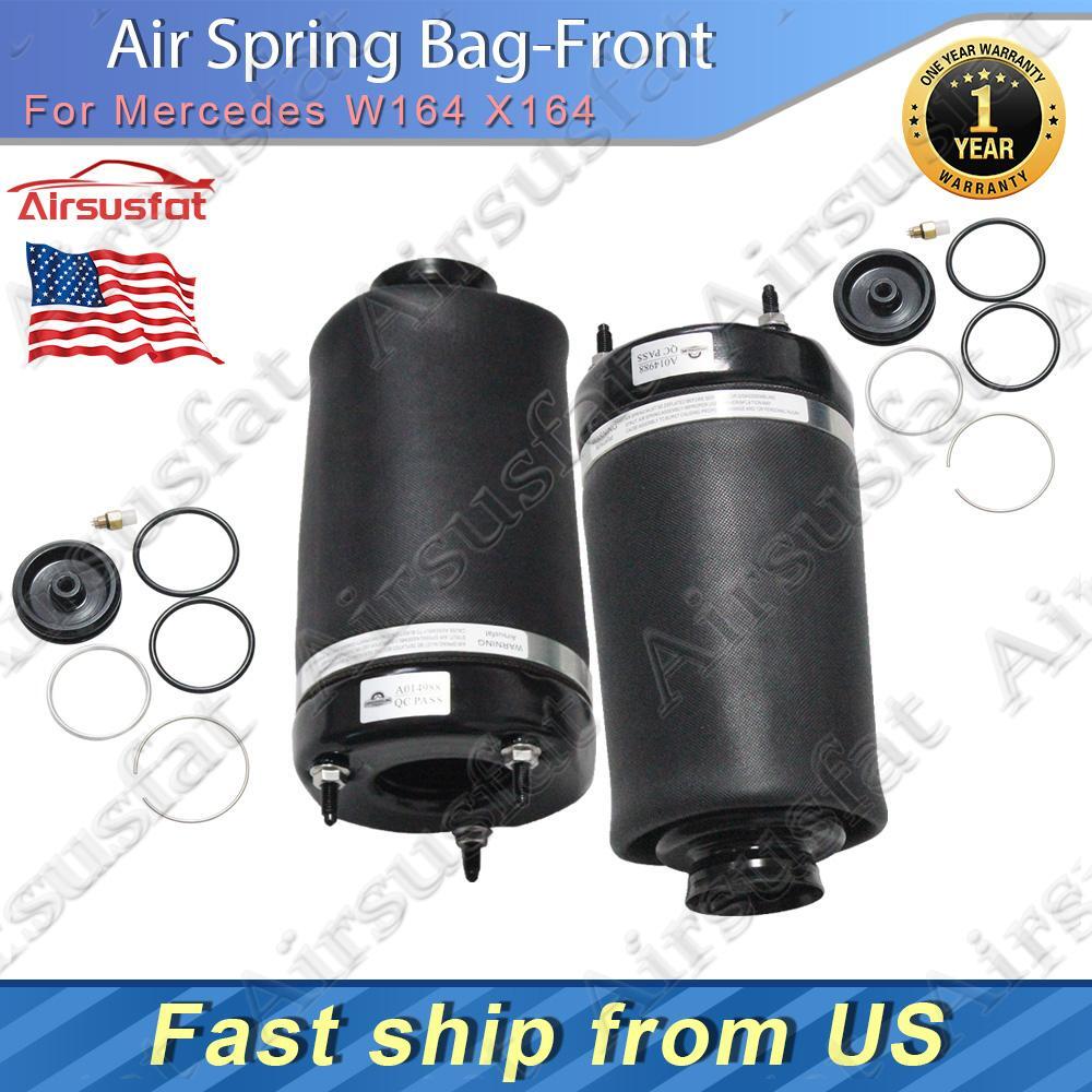 Pair Front LeftRight Air Suspension Bags for Mercedes W164 ML350 X164 GL450 US