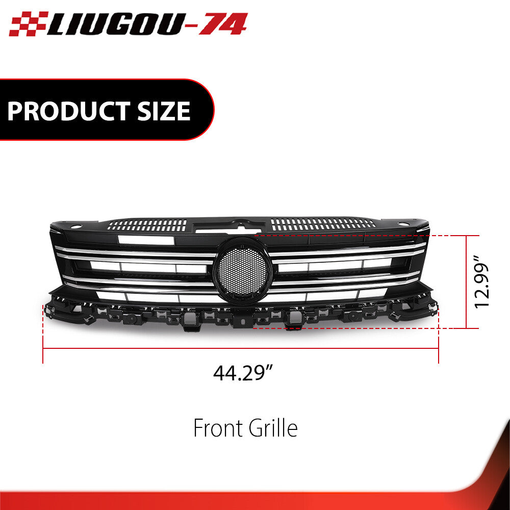 Fits 2012 - 2017 for VW for Tiguan Grille Front Bumper Upper Grill - v