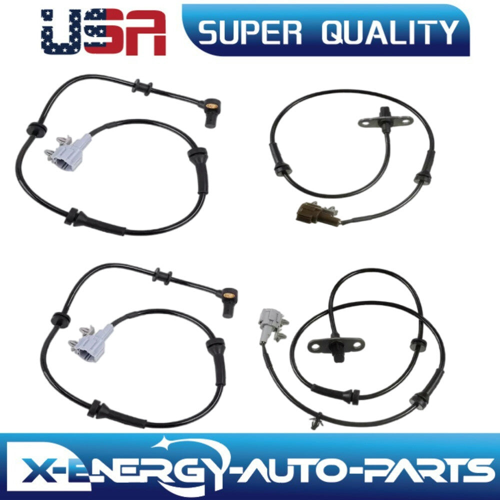 4 ABS Wheel Speed Sensor Rear Front Right Left Fit: X-terra 05-15 Auto Trans
