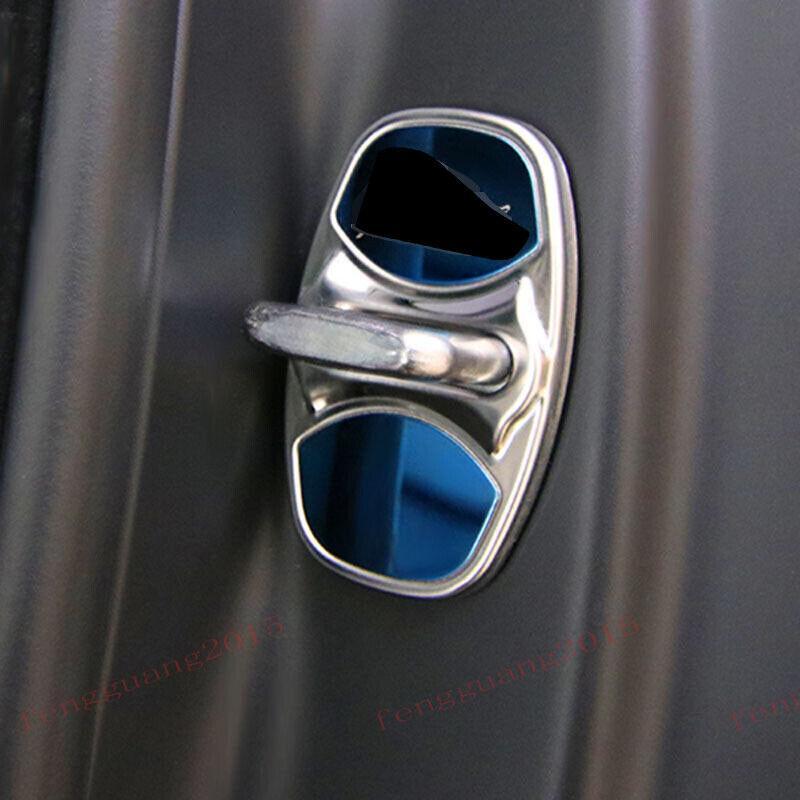 for Jaguar F-Pace 2016 -2021 4pcs stainless Car Door Lock Protector Cover Trim