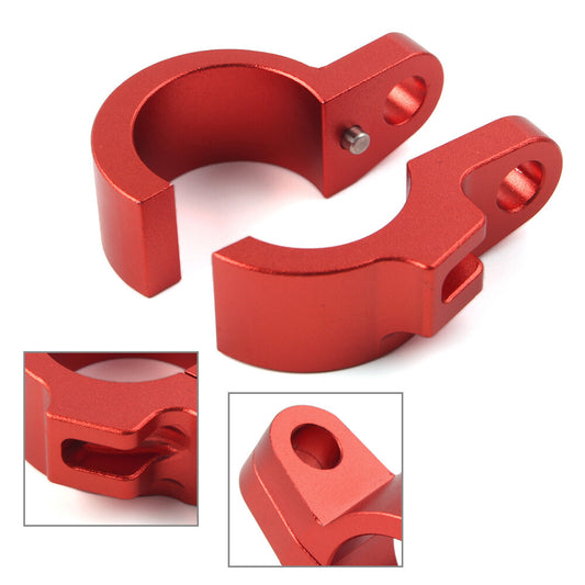 Front Brake Hose Clamp Line Holder for HONDA CR80R CR85R CR125R Red Q
