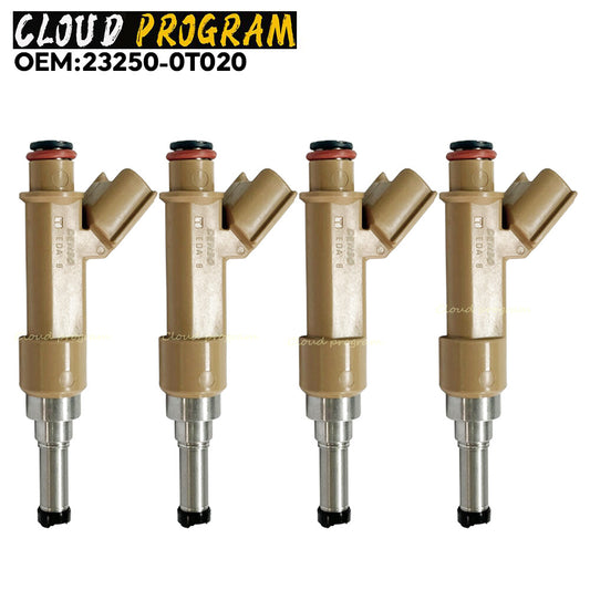 4Pcs set Fuel Injector FOR 2009-2019 for Corolla Matrix 1.8 L4 23250-0T020 v