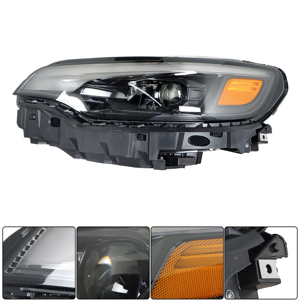 68275944AH LED Headlight for Left Driver's Side, suitable for 2019-2022 for Jeep Cherokee. n
