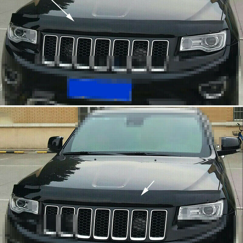 Front Bra Bug Shield Hood Deflector Bonnet Guard For Grand Cherokee 2014-2020