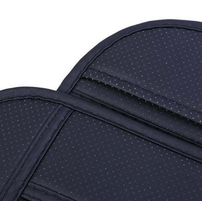 Car Office Chairs for Seat Mat Surround Cover Bamboo Charcoal Seatpad PU Leather Pad