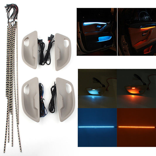 Interior Led Ambient Door Light Stripes Dual Color for BMW 5 Series F10/ F11