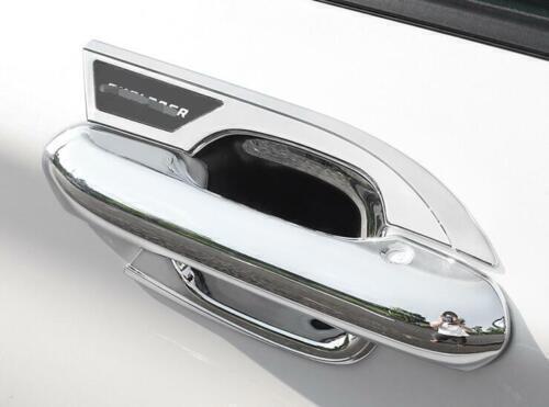 8PCS for Ford Explorer 2020-24 ABS Chrome Style Side Door Handle Bowl Cover Trim