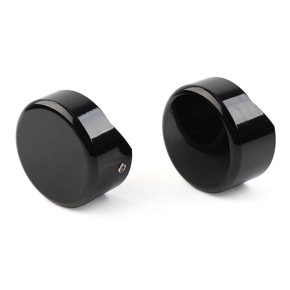 Black Upper Fork Nuts Caps for Harley Softail Breakout FXBR FXBRS 2018-2023