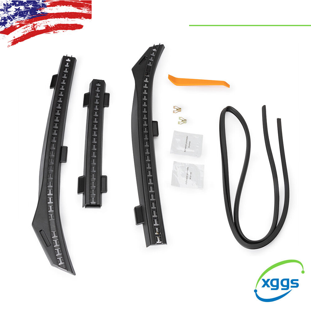 Front and rear trunk cover sealing strips protect PP parts, suitable for 20-23 for Tesla for Model Y . Q
