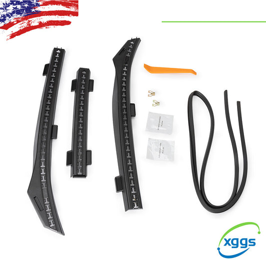 Front and rear trunk cover sealing strips protect PP parts, suitable for 20-23 for Tesla for Model Y . Q