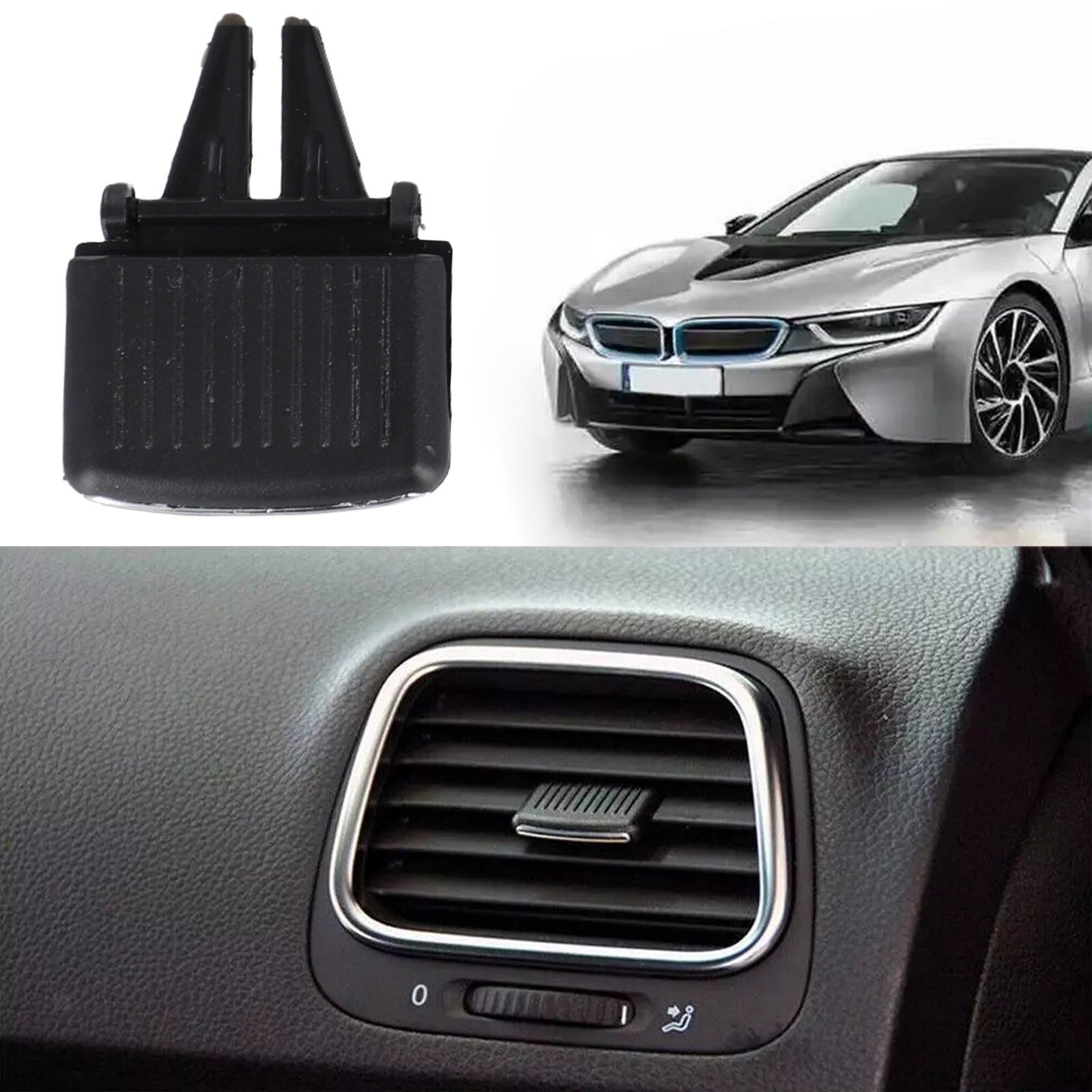 Car Center A/C Air Vent Outlet Tab Clip Air Conditioner Clip Repair Kit for Golf
