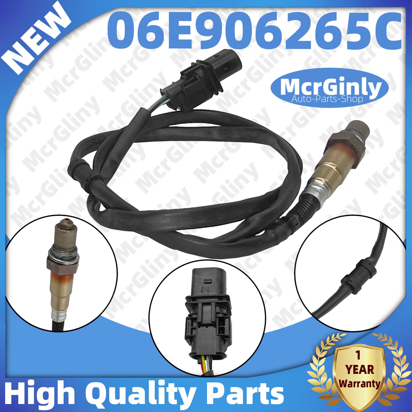Upstream oxygen sensor suitable for Audi A4, A6, TT, for Golf , for Jetta , for Passat 06E906265C- n
