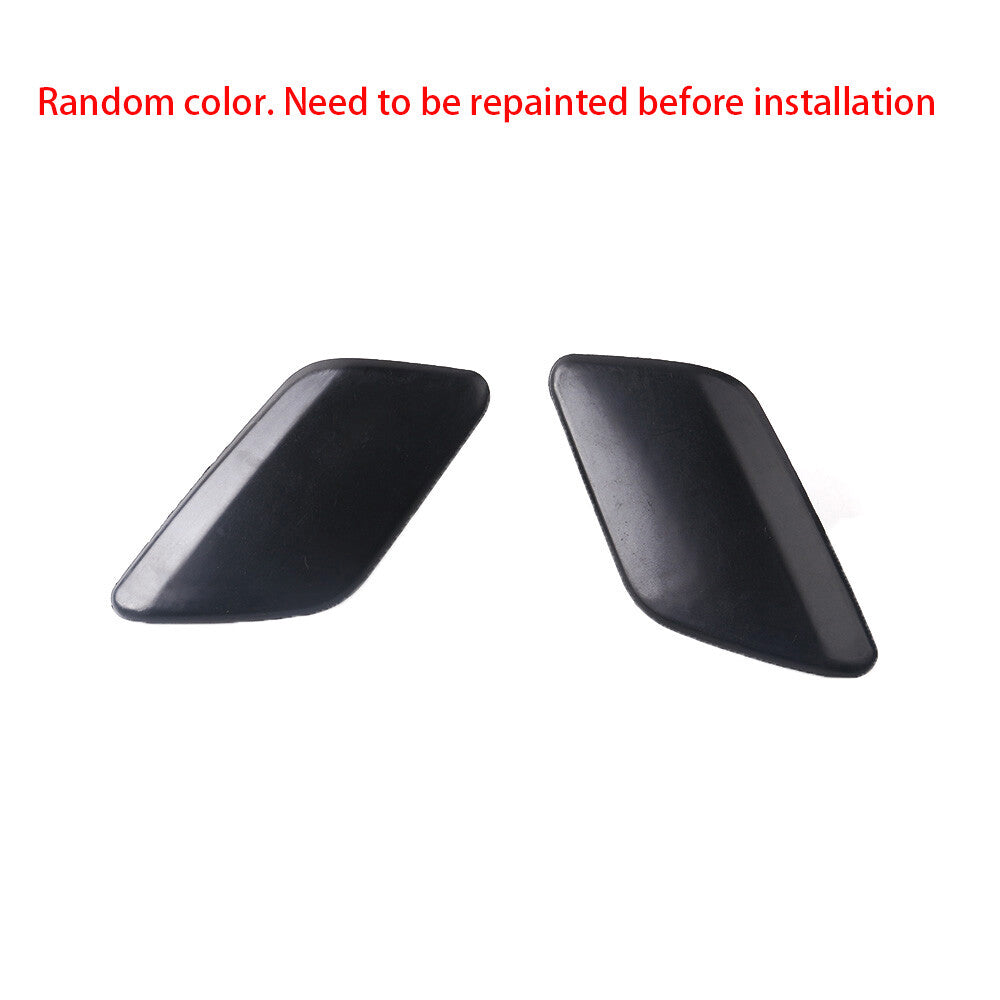 2Pcs Bumper Headlamp Washer Cover Lid Front RH  LH Fit For 2011-2013 for VOLVO S60 Q