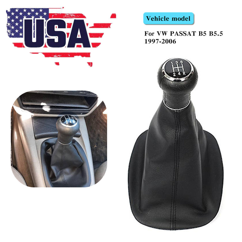 5 Speed Frame Gear Shift Knob Lever Gaiter for VW 1997-06 for PASSAT B5 B5.5 Q