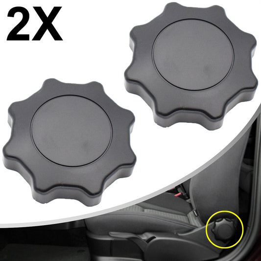 Pair for Passat B5 Polo for Golf Caddy Transporter Black for Seat Adjustment Knob Handle Q