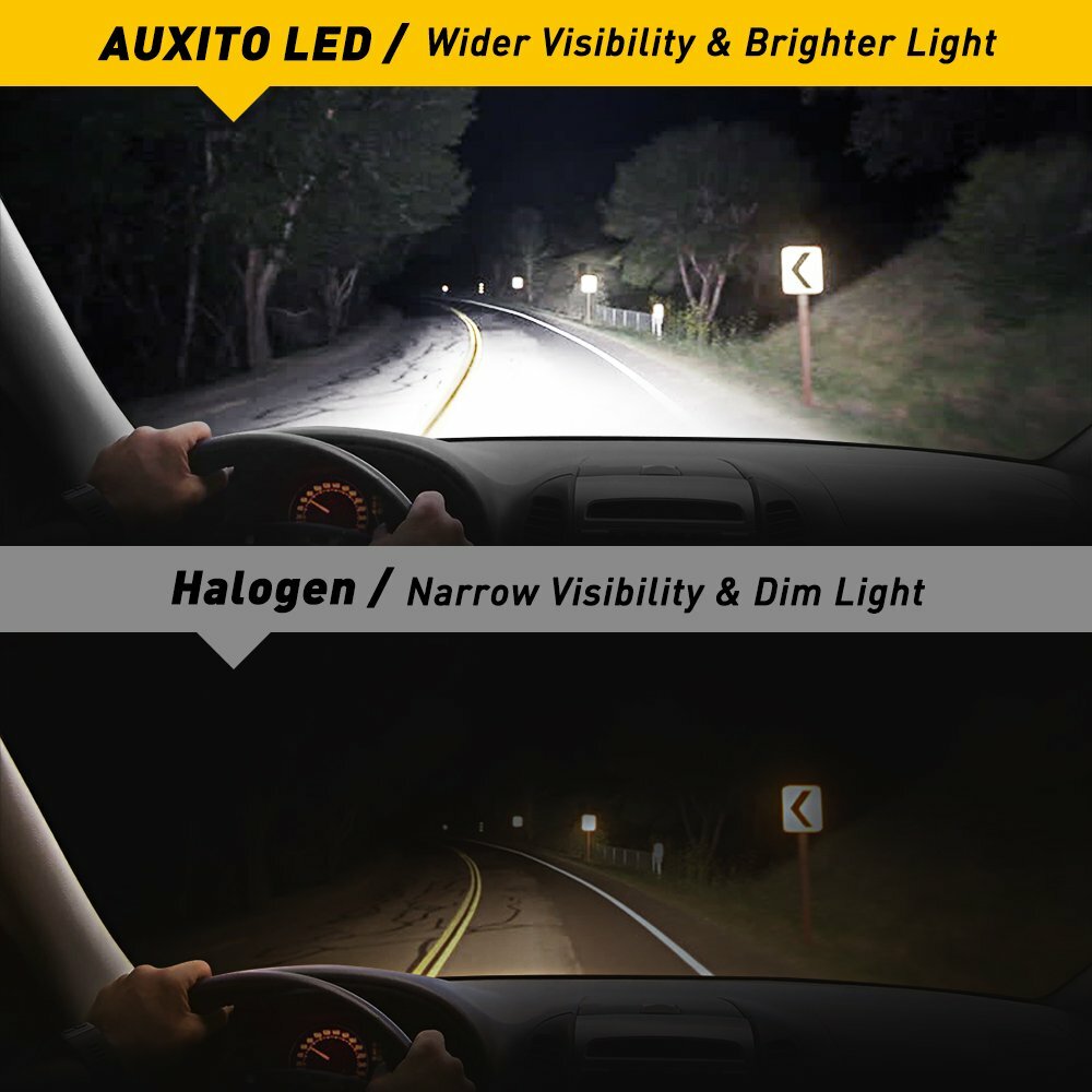 Combination 9005+9006 16000LM CANBUS LED headlight kit high and low beam bulb 6500K white - v