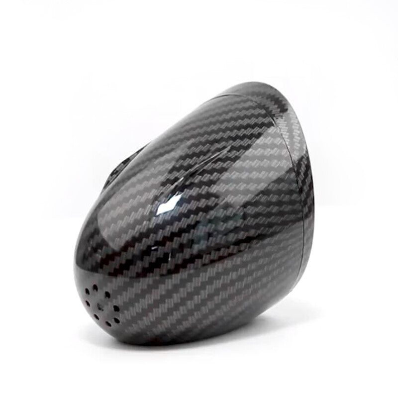 Carbon fiber electronic dashboard clock with automatic backlighting n